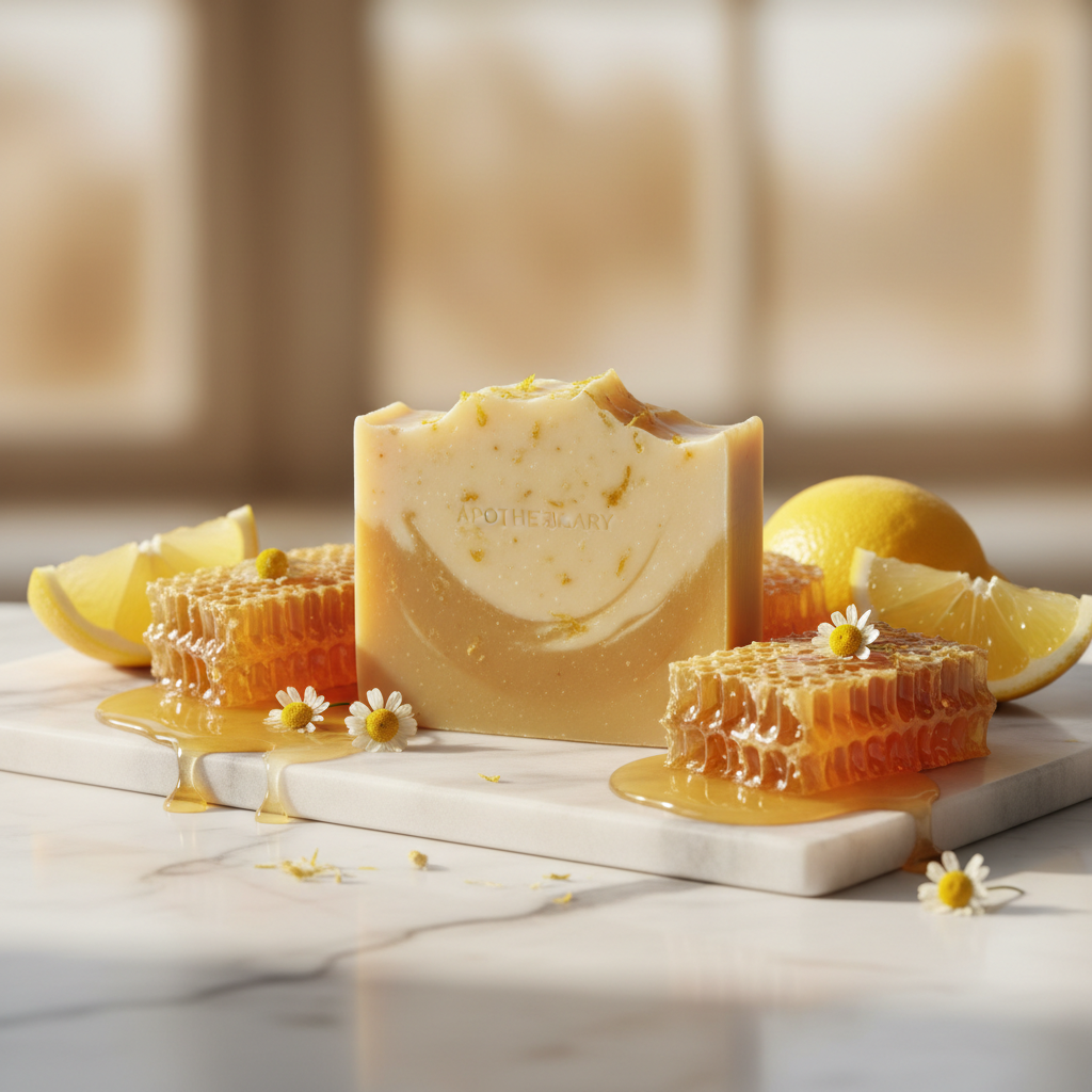 Savon Naturel au Miel & Citron